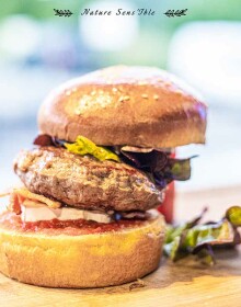 Valorisation d’un burger maison – Photo packshot