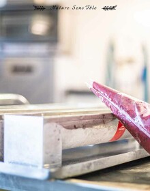 Valorisation de la préparation des bûches de la ferme des RIEU- Photo packshot