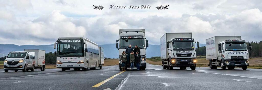 Présentation des véhicules du CFR sur l’aérodrome de Mende – Photo reportage paysage