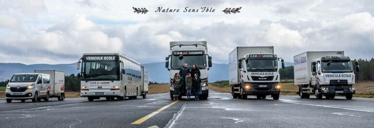 Présentation des véhicules du CFR sur l’aérodrome de Mende – Photo reportage paysage