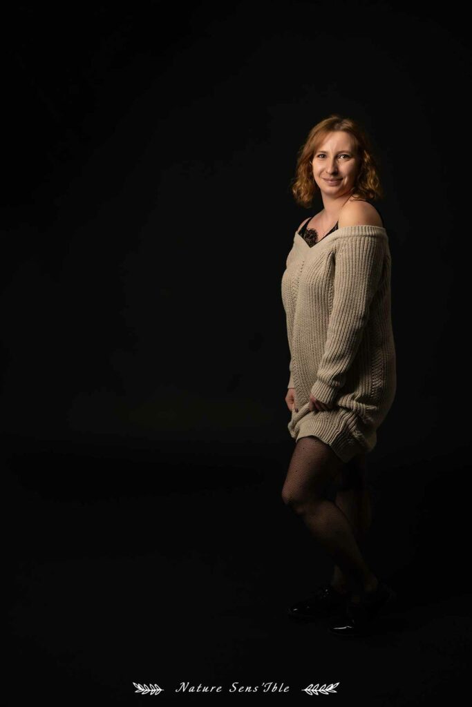 Photo sobre robe – Portrait studio