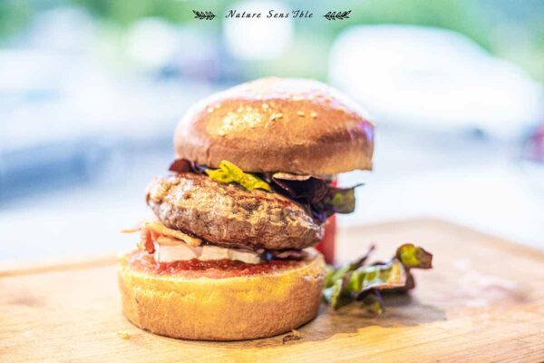 Valorisation d’un burger maison – Photo packshot