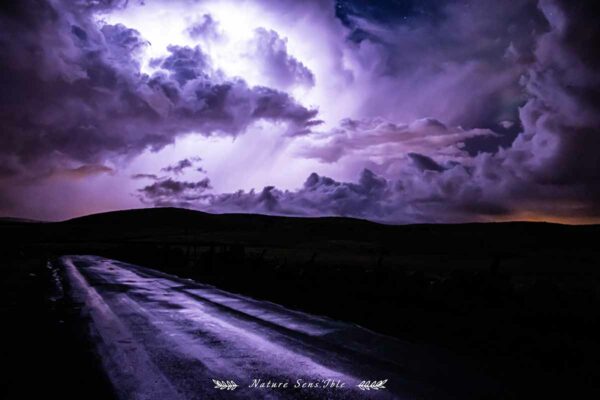Cellule orageuse de nuit – Photo reportage paysage